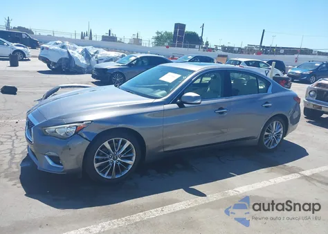 2018 Infiniti Q50 3.0T Luxe z USA, uszkodzony, nr VIN JN1EV7APXJM592094